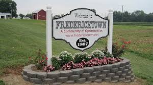 Welcome to Fredericktown sign
